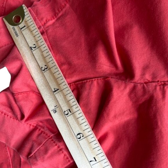 Old Navy Women's Everyday 4" Shorts Deep Orange Two Pockets, High Rise, sz 14 - Picture 7 of 7